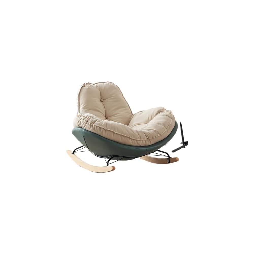 Rocking Chair Single Rocking Chair Bedroom Balcony Can Lie Can Sleep Living Room Bedroom Leisure Lazy Sofa