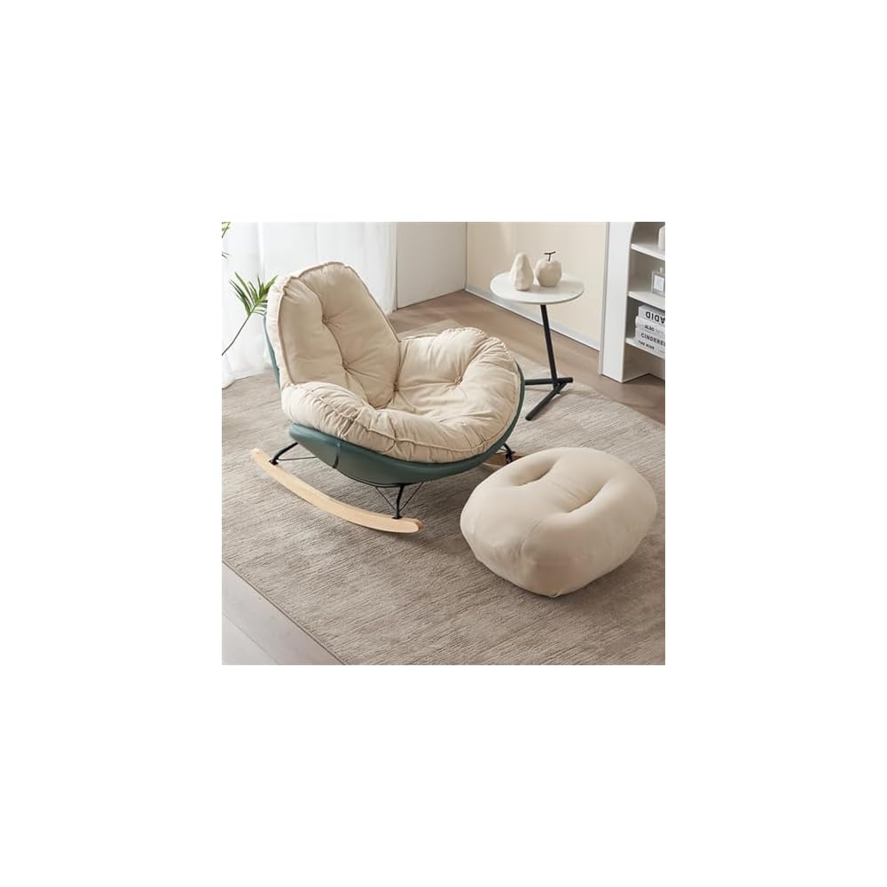 Rocking Chair Single Rocking Chair Bedroom Balcony Can Lie Can Sleep Living Room Bedroom Leisure Lazy Sofa