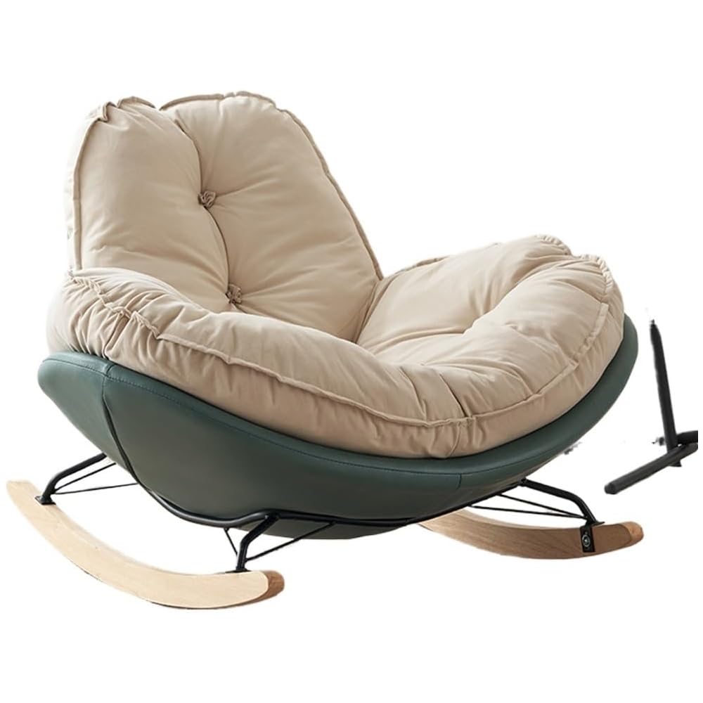 Rocking Chair Single Rocking Chair Bedroom Balcony Can Lie Can Sleep Living Room Bedroom Leisure Lazy Sofa